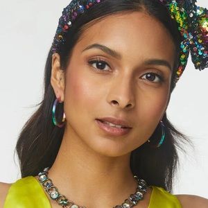 Lele Sadoughi Skinny Hoop Earrings